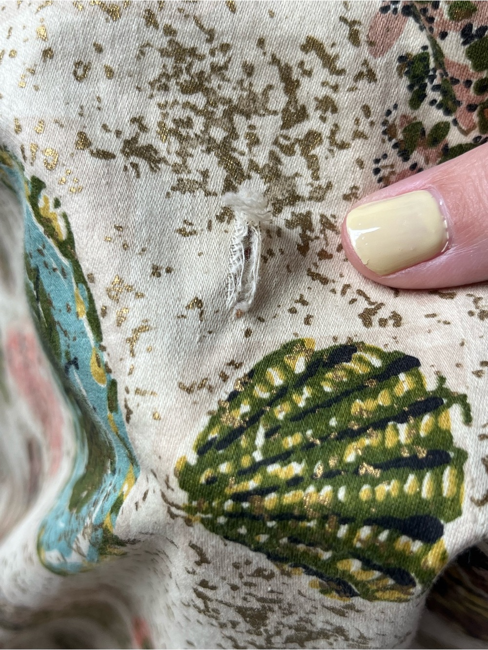 Vintage 50s 60s Kramer Mid Century Sea Shell Novelty Cotton Party Midi Dress S - Picture 16 of 16